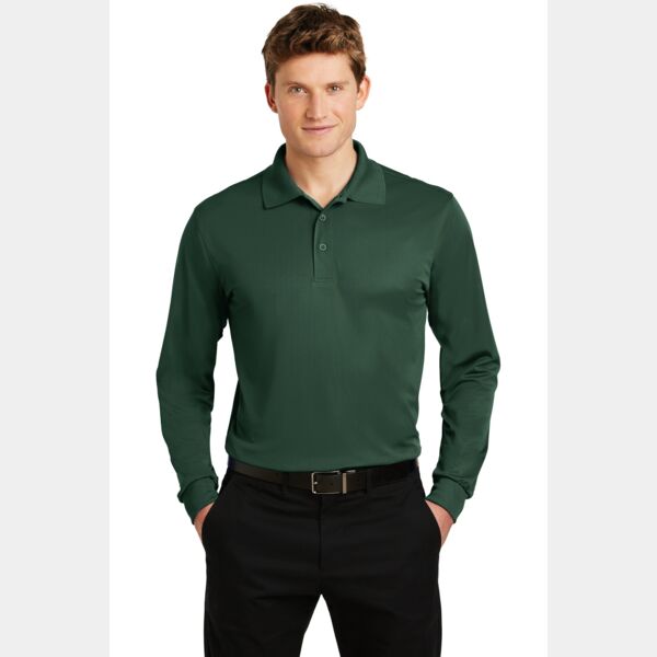 Long Sleeve Micropique Sport Wick ® Polo Thumbnail