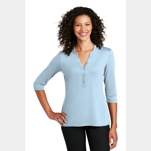 Women's UV Choice Pique Henley Thumbnail