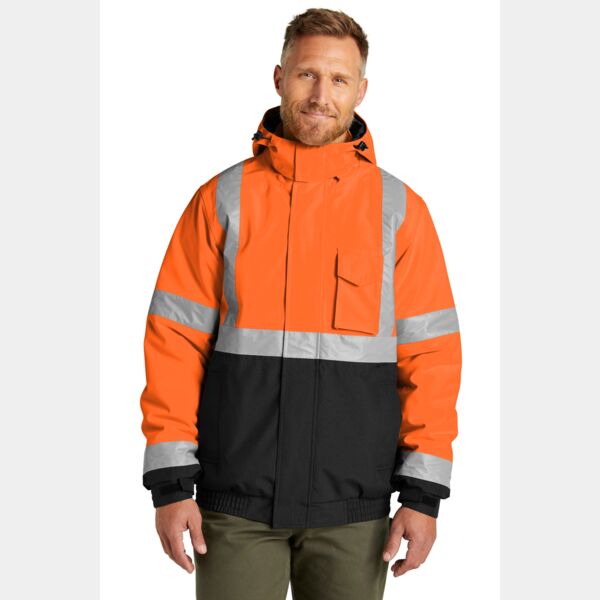 Ansi 107 Class 3 Economy Waterproof Insulated Bomber Jacket Thumbnail