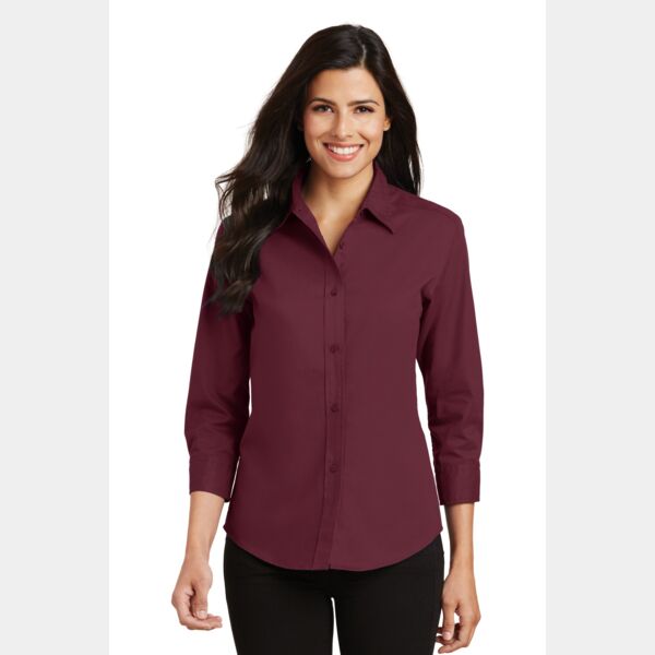 Ladies 3/4 Sleeve Easy Care Shirt Thumbnail