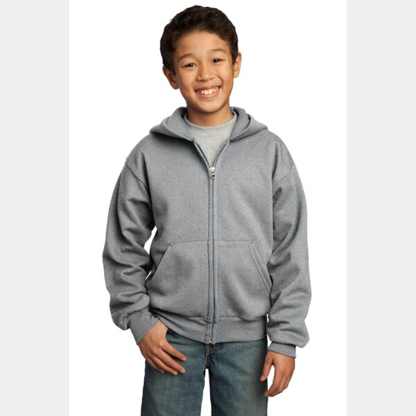 Youth Full Zip Hooded Sweatshirt Thumbnail