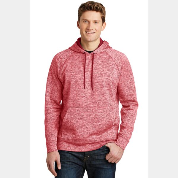 PosiCharge ® Electric Heather Fleece Hooded Pullover Thumbnail