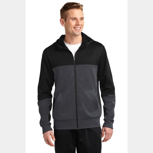 Tech Fleece Colorblock Full Zip Hooded Jacket - Winona Wrestling Thumbnail