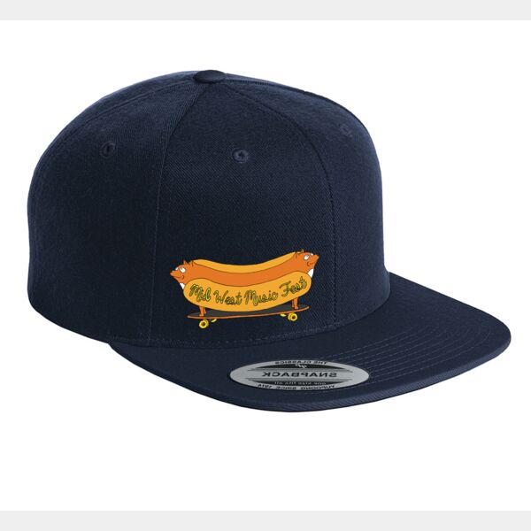 Flat Bill Snapback Cap - MWMF Hot Dogger Thumbnail